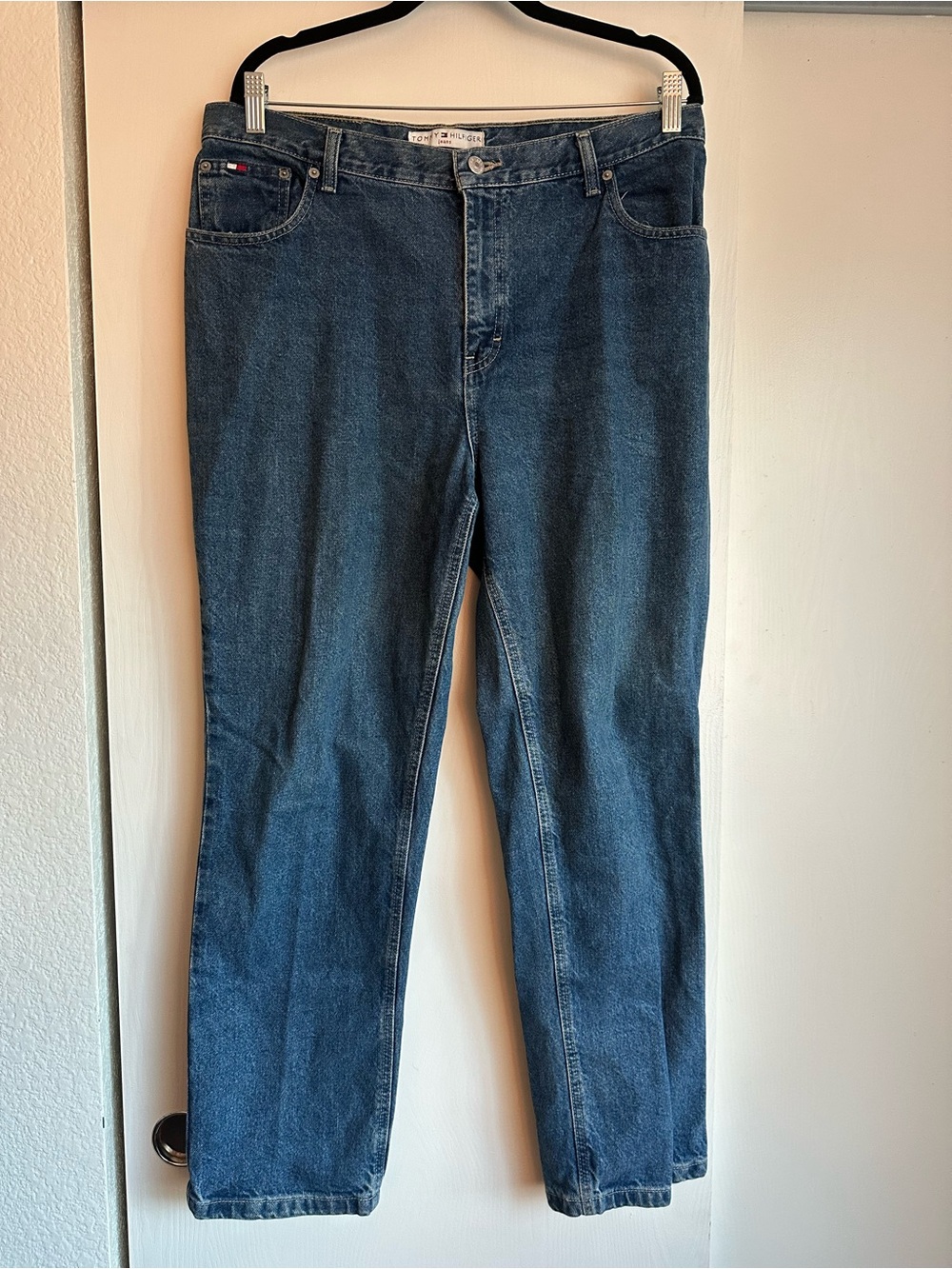 Tommy Hilfiger Straight Leg Dark Blue Jeans